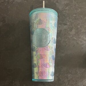 Starbucks Holographic Blue Tumbler